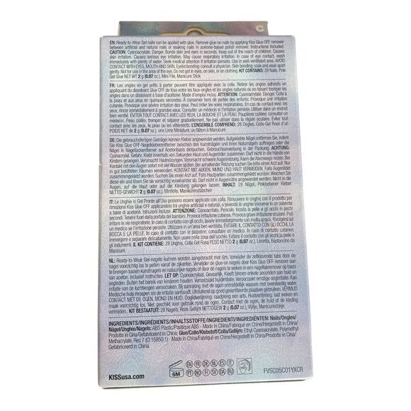 Kiss Voguish Fantasy Press on Holiday Nails One Box - Picture 4 of 4